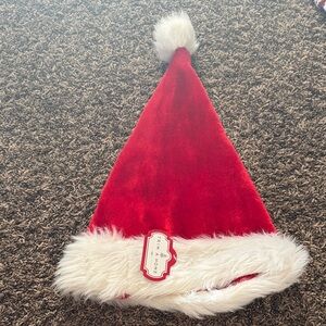 NWT Red and White Santa Hat